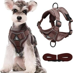 Easy Walk Dog Harness and Leash Set, Samll Dog Step in Vest Harness